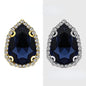 【10pcs】7*10mm Crystal with Gold/silver Base Suitable for Clothing and Wedding Decoration Accessories