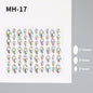 Butterfly Rhinestone Tear Eye Paste Pearl Glue Eyebrow Paste Eye Paste Forehead Face Paste Rhinestone Resin Gem Nail DIY