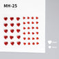 Butterfly Rhinestone Tear Eye Paste Pearl Glue Eyebrow Paste Eye Paste Forehead Face Paste Rhinestone Resin Gem Nail DIY