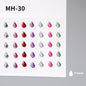 Butterfly Rhinestone Tear Eye Paste Pearl Glue Eyebrow Paste Eye Paste Forehead Face Paste Rhinestone Resin Gem Nail DIY