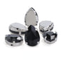 50pcs 10*14/13*18mm Sew on Rhinestone Glass Crystal with Silver Claw Stones for Cloth Making