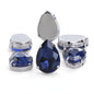 50pcs 10*14/13*18mm Sew on Rhinestone Glass Crystal with Silver Claw Stones for Cloth Making