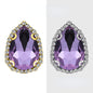 13*18mm Drop Shape Crystal Hand Sewing Rhinestones with Gold/Silver Bottom for Clothing Garment