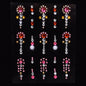 Children's Stage Performance Face Stickers Stickers Crystal Eyes Rhinestone Stickers Swarovski
