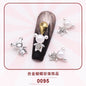 3D Nail Art Charms  Alloy Nail Jewelry Transparent Shiny Charm Metal Gemstone Fashion DIY Nail Art Decorations