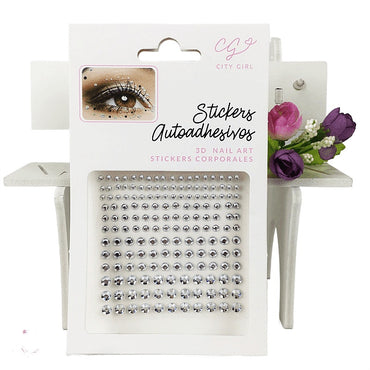 Cross-Border Hot Sell Face Rhinestone Diamond Sticker Eyebrow Eye Pad Forehead Face Decoration Acrylic Crystal Sticker Party Diamond Sticker