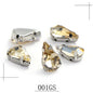 20pcs 5x8mm 6x10mm Drop Crystal Stone With silver bottom Rhinestone for Sewing on Clothes Sewn on Rhinestone for Needlework