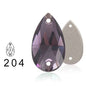 7 * 12Mm water drop flat buckle handmade perforated hand sewn drill clothing accessories high-grade rhinestone water drop hand sewn stone