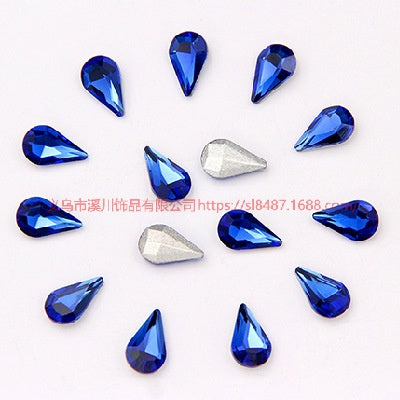 10pcs Diamond Crystal Glass Rhinestone Diy Material Mobile Phone Accessories