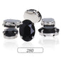 6*8/8*10mm Oval Shape Glass Rhinestones With Silver Sew On Crystal Stone Strass Diamond For Clothes Dress
