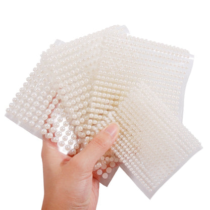 Hot Selling Pearl DIY Modified Crystal Interior Mobile Phone Decoration Children's Sticker Pearl Bumper Stickers 3-6mm