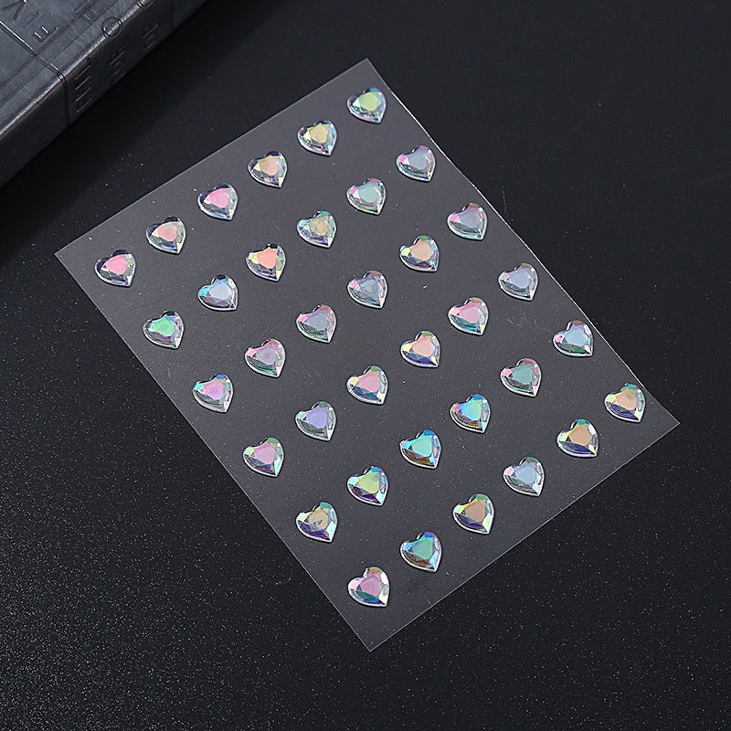 Children's Stage Performance Face Stickers Stickers Crystal Eyes Rhinestone Stickers Swarovski