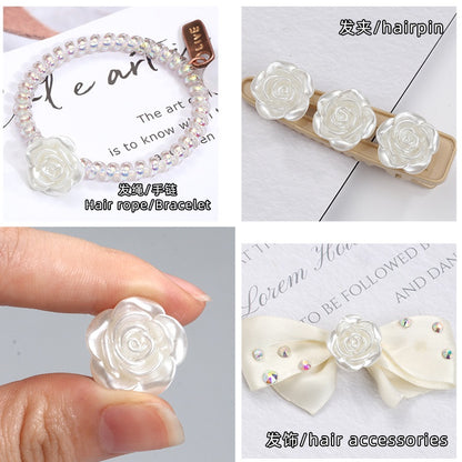 20PCS 12/16/18mm Pearl Color ABS French Hawthorn Accessories For Handmade DIY Jewelry Making