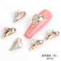 Crystal K9 Sweet Heart Point Back 15mm Ab Heart K9 Crystal Rhinestones For Nail Decorations