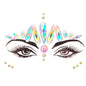 EDM Electronic Music Festival Face Pasters Eyebrow Stick-on Crystals Resin Drill Carnival Diamond Sticker Masquerade Face Decoration