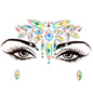 EDM Electronic Music Festival Face Pasters Eyebrow Stick-on Crystals Resin Drill Carnival Diamond Sticker Masquerade Face Decoration
