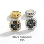 10pcs Gemstone Flower Rhinestone Round Crystal Pointback Strass Jewerlry Stone With Claw DIY Sewing Buttons In Clothes
