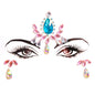 EDM Electronic Music Festival Face Pasters Eyebrow Stick-on Crystals Resin Drill Carnival Diamond Sticker Masquerade Face Decoration