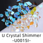 50pcs Flat Back Crystal Nail Parts Hearts 50 Pieces 3D Glass Rhinestones for Needlework Decoration Glitter Gems Design Fac