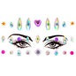 EDM Electronic Music Festival Face Pasters Eyebrow Stick-on Crystals Resin Drill Carnival Diamond Sticker Masquerade Face Decoration