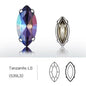 Hollow Out Copper Claw Rhinestones Sets Shiny Glass Strass Set Horse Eye Shape DIY Art Crafts Sew On Stones Claws Sets - tony beads