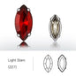 Hollow Out Copper Claw Rhinestones Sets Shiny Glass Strass Set Horse Eye Shape DIY Art Crafts Sew On Stones Claws Sets - tony beads