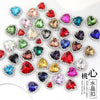 Heart Bezel Rhinestone Sewing Charms for Crafts