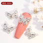New Design Gem Designs Nail Butterfly Alloy Crystal Stones For Nail Art Decoration