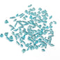 50pcs Flat Back Crystal Nail Parts Hearts 50 Pieces 3D Glass Rhinestones for Needlework Decoration Glitter Gems Design Fac