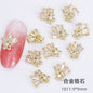 New Alloy Zircon Nail Accessories DIY Nail Paste Luxury Accessories