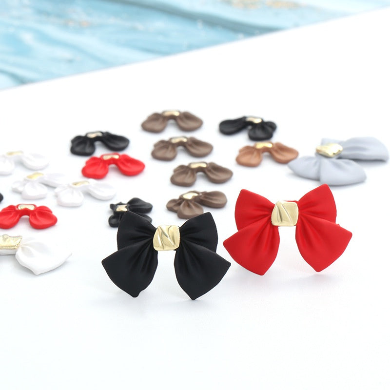 2PCS Bow Nail Decoration Crystal Metal Alloy Nail Art Rhinestones In The Shape of Bows for Nail Art Decoration