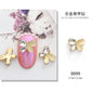 3D Nail Art 2pcs Alloy Kawaii Colorful Design Alloy Accessories Rhinestone Nail Charm