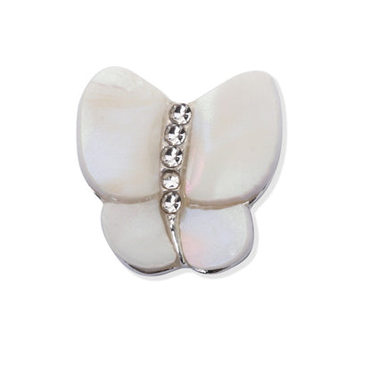 3PCS Alloy Nail Butterfly Japanese Cat's Eye Stone Multi-color 3D Nail Metal Nail Stickers Decoration