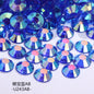 5mm 6mm Round Flatback High Quality Resin Gem Rhinestone DIY for Garment Nail Art Rhiestone
