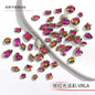 Flat Bottom Nail Art Crystal Autumn High-end K-grade Glass Diy Nail Stickers Decorative Rhinestones