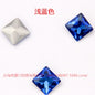 High Quality Square Crystal AB Rhinestone Flatback Glass Sew On Stone For Garment