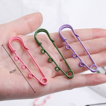 5pcs/10pcs Color Safety Pin Color Environmental Protection Buckle Clothing Pendant Insurance Diy Jewelry Accessories
