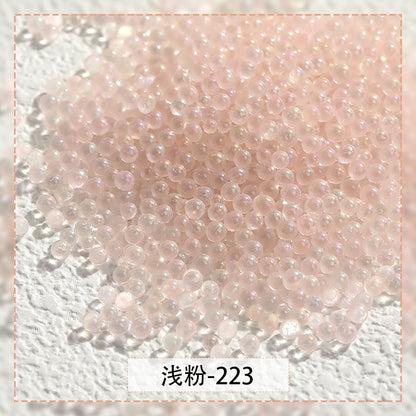 【Genuine in stock】nail rhinestones kawaii Nail jewelry Luminous Bubble Beads Nail Rhinestone DIY Handmade Fashion accessories