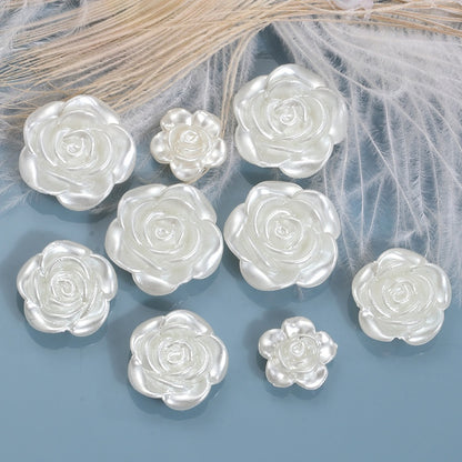 20PCS 12/16/18mm Pearl Color ABS French Hawthorn Accessories For Handmade DIY Jewelry Making