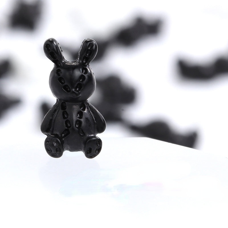 3D Rabbit Cartoon Diy Resin Nail Art Charms Accessories Ornament Decoration