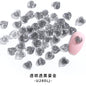 【50pcs】nail rhinestones kawaii Korean wind New Design 8mm 3D Nails Art Charms Resin Parts Camellia Heart Rhinestones For Nail Art Craft