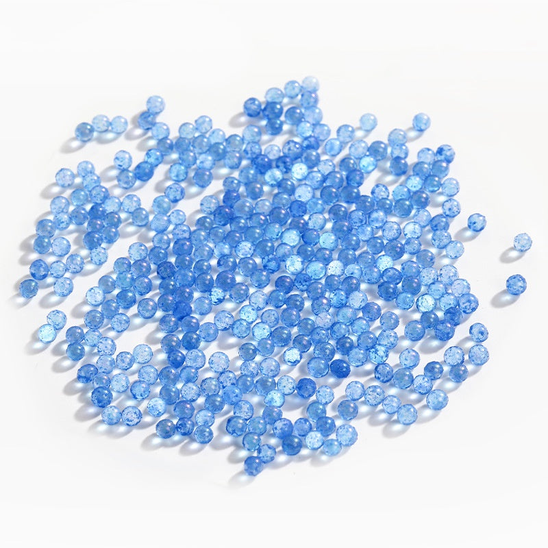 【Genuine in stock】nail rhinestones kawaii Nail jewelry Luminous Bubble Beads Nail Rhinestone DIY Handmade Fashion accessories