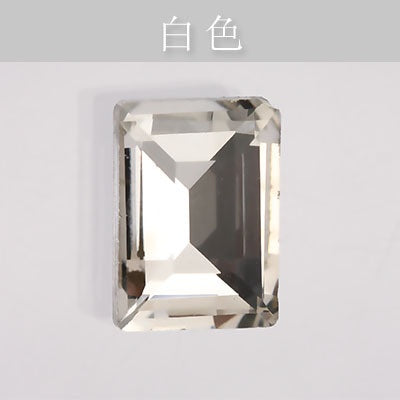 Rectangular Crystal Glass Drill Diy Mobile Phone Case Clothes Hat Stick Rhinestone Material