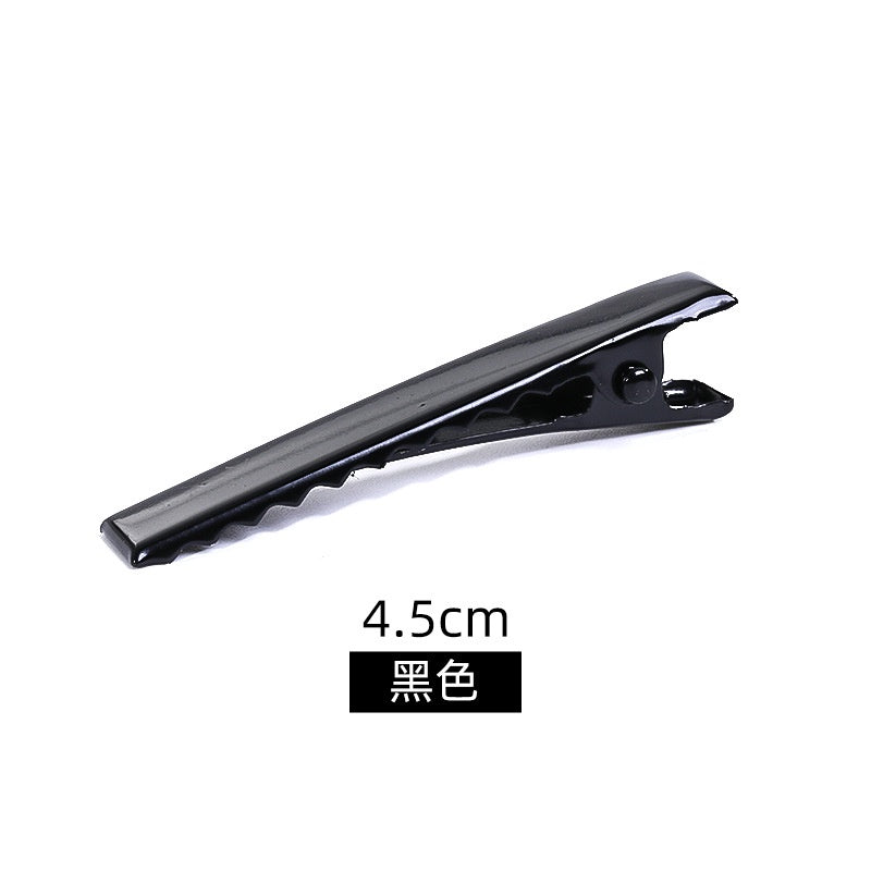 Fashion DIY Black Duckbill Clip Hair Accessories Headdress Handmade Bow Bottom Clip Clip Hair Cards