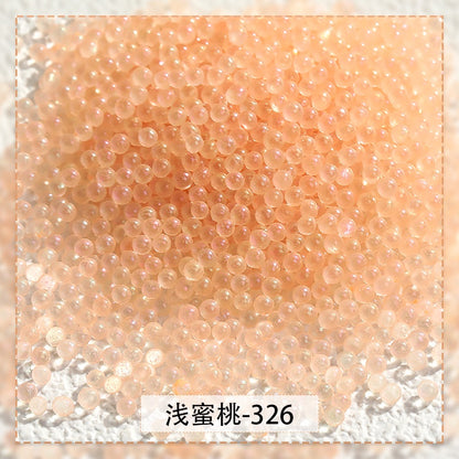 【Genuine in stock】nail rhinestones kawaii Nail jewelry Luminous Bubble Beads Nail Rhinestone DIY Handmade Fashion accessories
