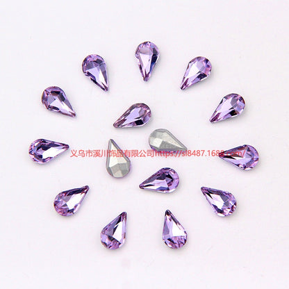 10pcs Diamond Crystal Glass Rhinestone Diy Material Mobile Phone Accessories