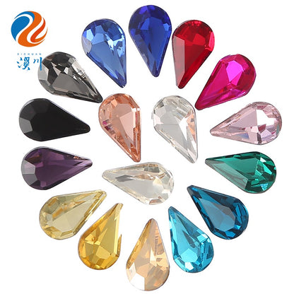 10pcs Diamond Crystal Glass Rhinestone Diy Material Mobile Phone Accessories