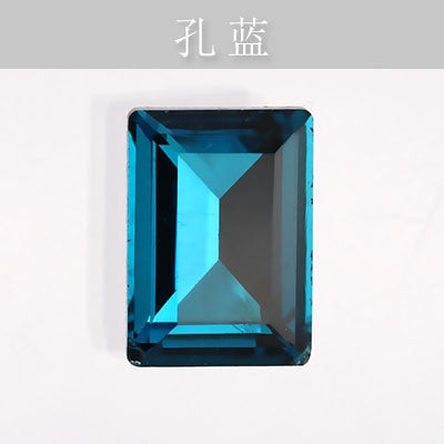 Rectangular Crystal Glass Drill Diy Mobile Phone Case Clothes Hat Stick Rhinestone Material