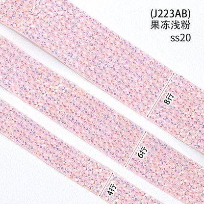 Multi-specification Diy resin rhinestone head crafts glue jewelry accessories hot rhinestone strips
