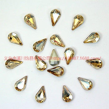 10pcs Diamond Crystal Glass Rhinestone Diy Material Mobile Phone Accessories